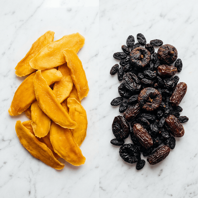 Difference Between Dried & Dehydrated Fruits